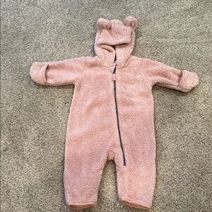 Hanna Anderson fleece snowsuit 6-12 months